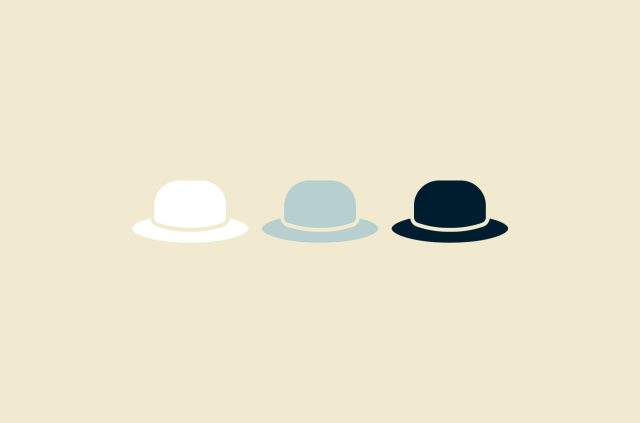 What are white hat, gray hat, and black hat hackers?