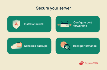 A list of tips and methods to keep a home server secure and stable.