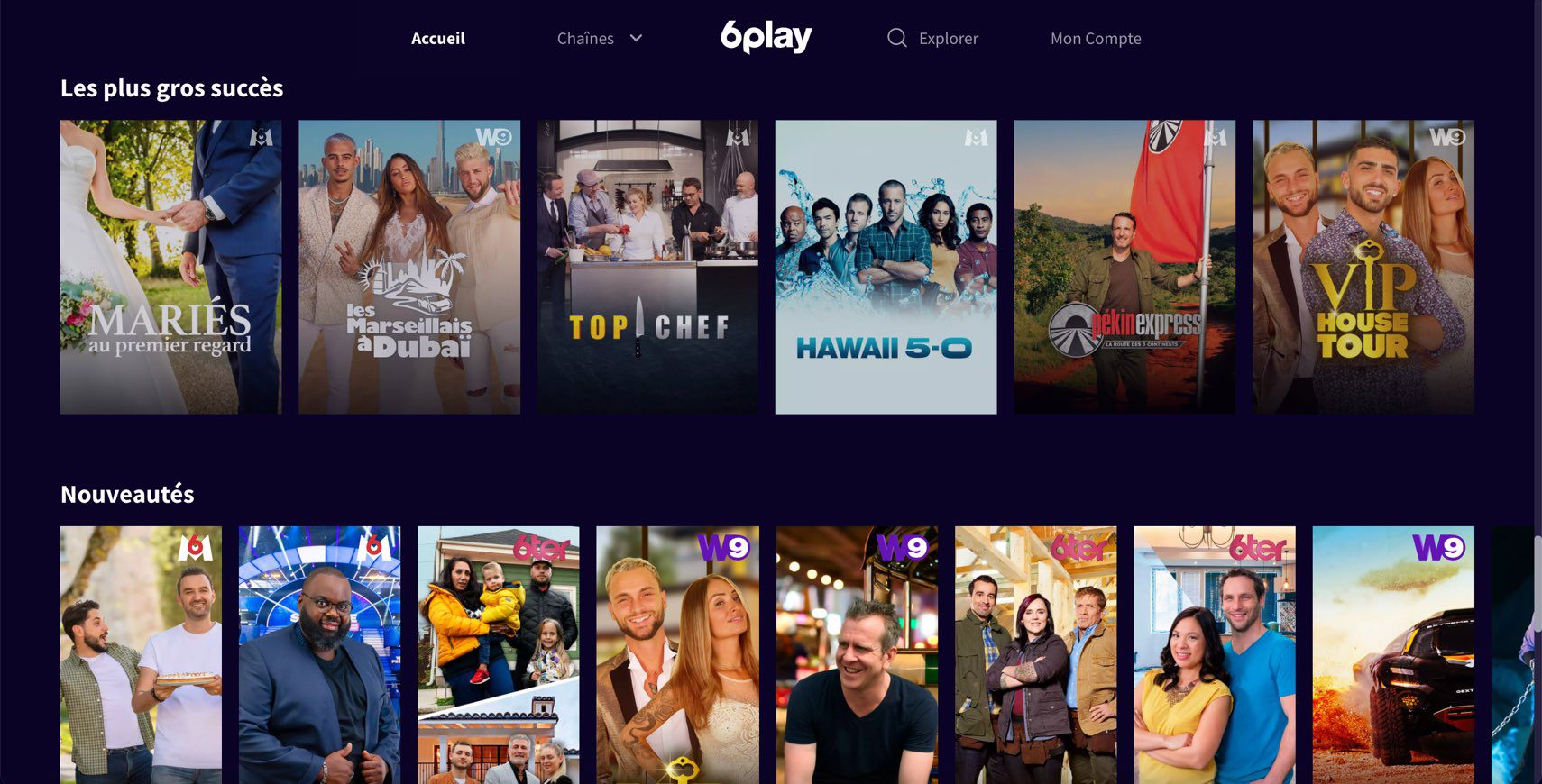 6play France Streaming Screenshot