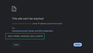 DNS queries may not be resolved, resulting in various DNS errors.