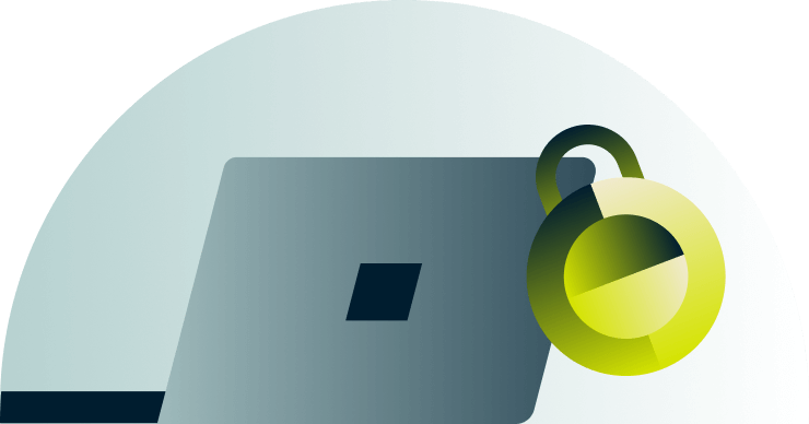 보안을 상징하는 자물쇠