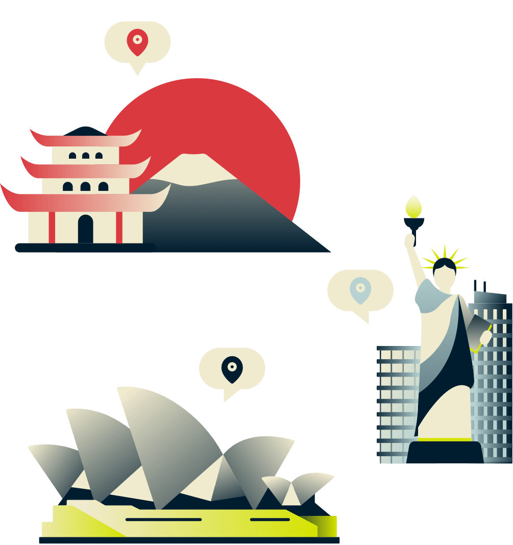 Εικόνα πρώτου πλάνου ήρωα διακομιστή VPN